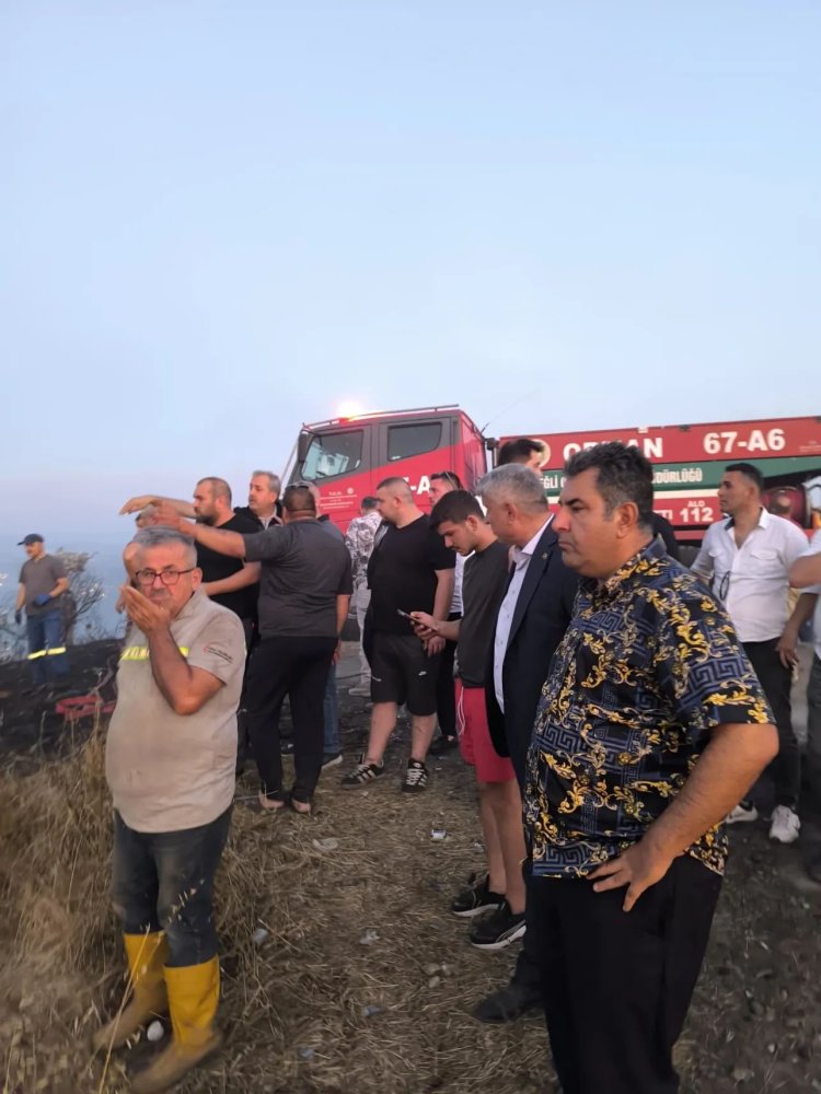 TOPÇALI MAHALLESİNDEKİ YANGINA ANINDA MÜDAHALE EDİYORUZ...