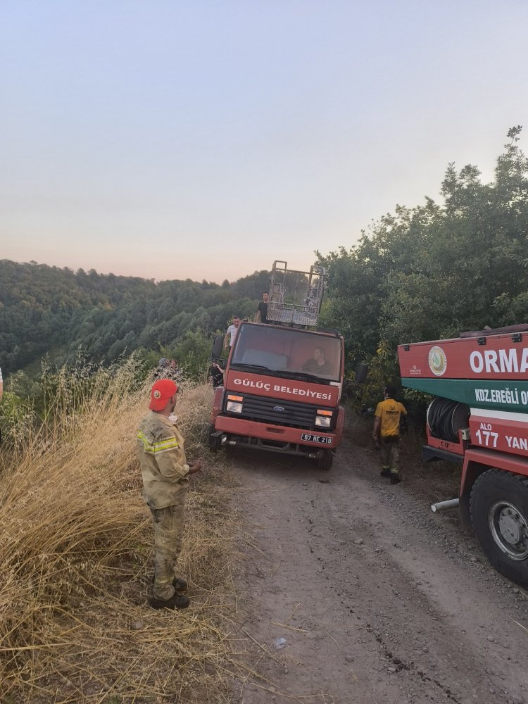 TOPÇALI MAHALLESİ’NDE BAŞLAYAN YANGIN KONTROL ALTINA ALINDI