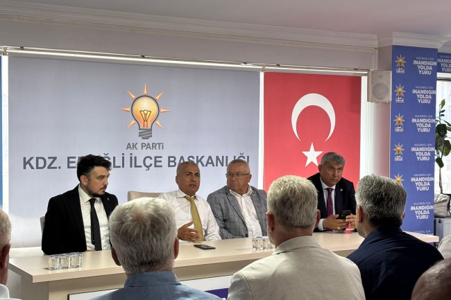 AK PARTİ MKYK ÜYESİ TÜRK İSLAM KARAKOÇ ŞEHRİMİZİ ZİYARETTE BULUNDU