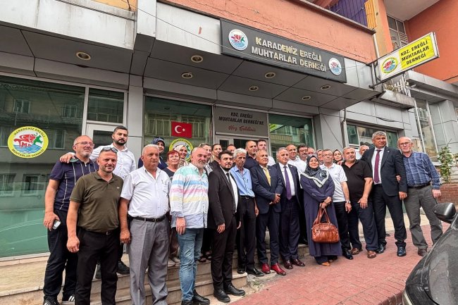 MUHTARLAR DERNEĞİNİ ZİYARETTE BULUNDUK