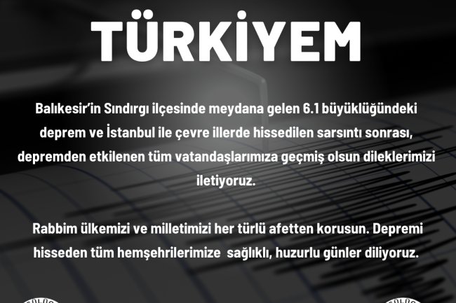 GEÇMİŞ OLSUN TÜRKİYEM