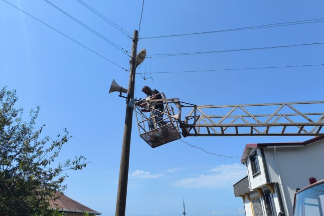 MERKEZİ HAPARLÖR SİSTEMLERİMİZDE BAKIM ONARIM ÇALIŞMASI BAŞLATILDI