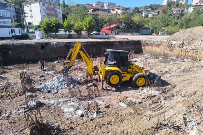 GÜLÜÇ VESİLE DİKMEN İLKOLUNDA FORE KAZIK ÇALIŞMALARI TAMAMLANDI