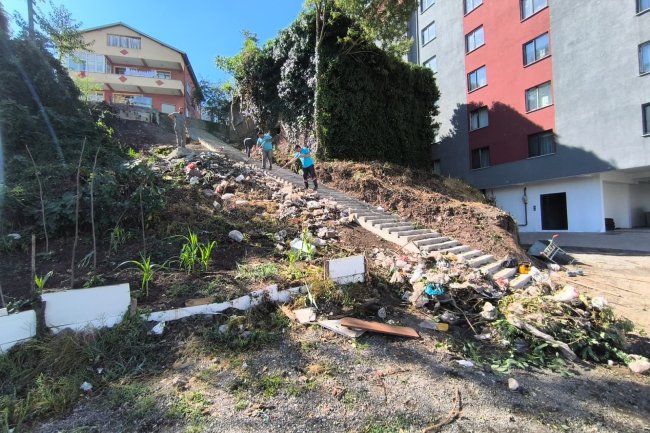 MERDİVEN ÇALIŞMAMIZ HIZ KESMEDEN DEVAM EDİYOR...