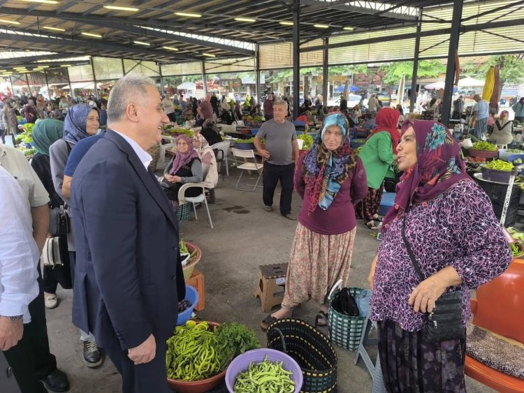  Kdz. Ereğli Kapalı Pazaryeri’nde Esnaf ve Hemşehrilerimizle Bir Aradayız