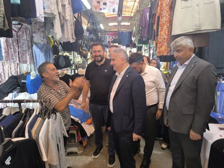  Kdz. Ereğli Kapalı Pazaryeri’nde Esnaf ve Hemşehrilerimizle Bir Aradayız