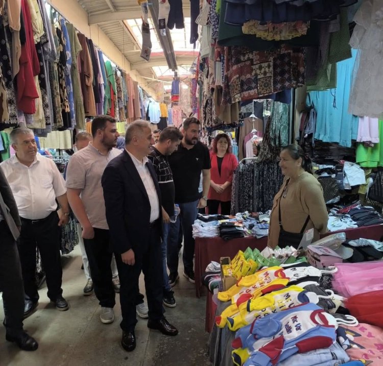  Kdz. Ereğli Kapalı Pazaryeri’nde Esnaf ve Hemşehrilerimizle Bir Aradayız