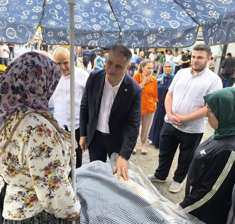  Kdz. Ereğli Kapalı Pazaryeri’nde Esnaf ve Hemşehrilerimizle Bir Aradayız
