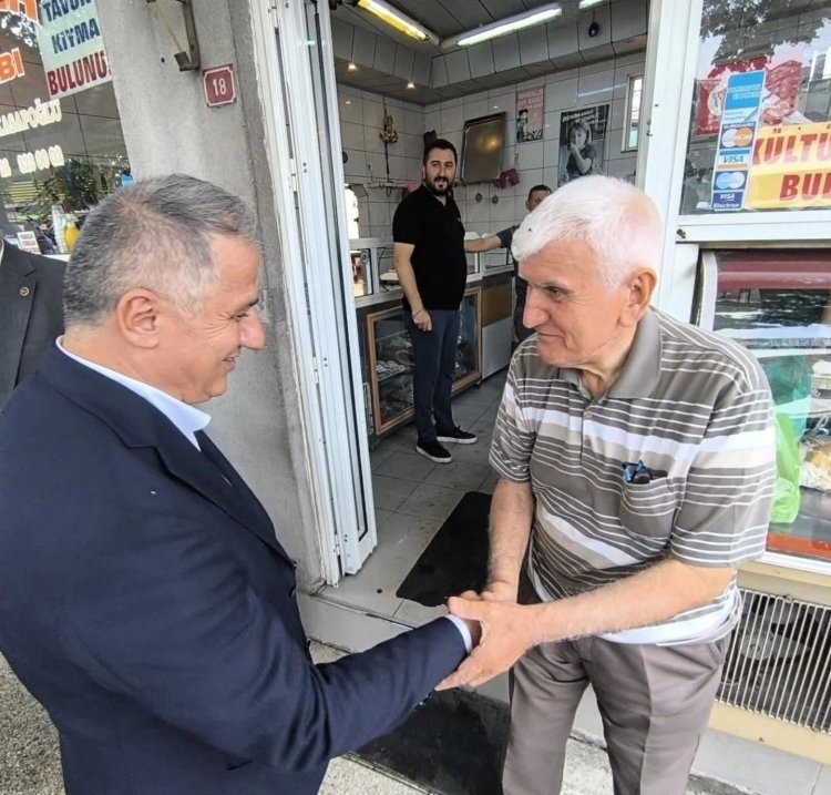  Kdz. Ereğli Kapalı Pazaryeri’nde Esnaf ve Hemşehrilerimizle Bir Aradayız