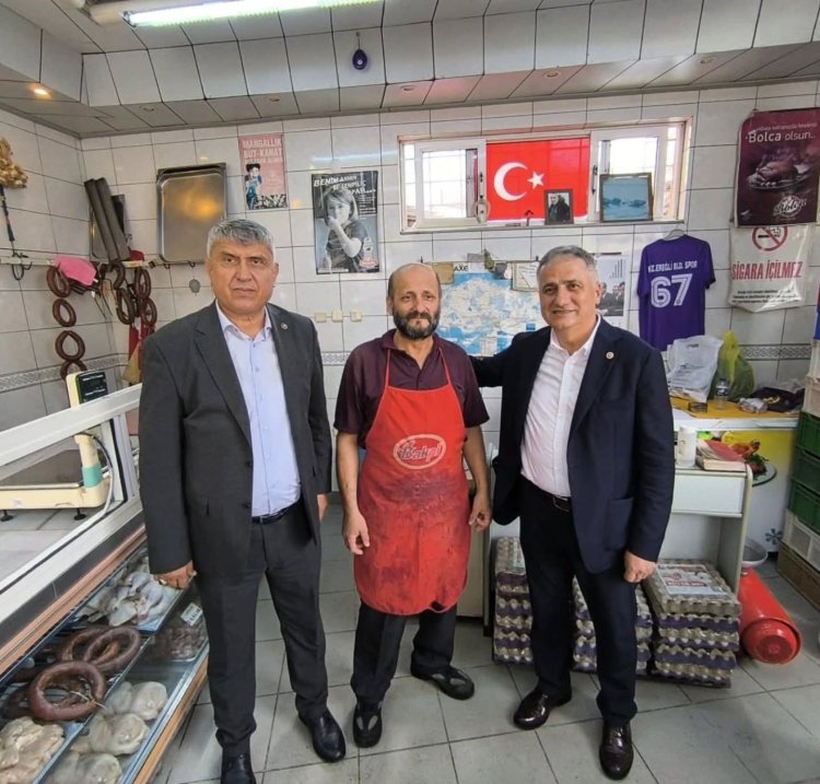  Kdz. Ereğli Kapalı Pazaryeri’nde Esnaf ve Hemşehrilerimizle Bir Aradayız