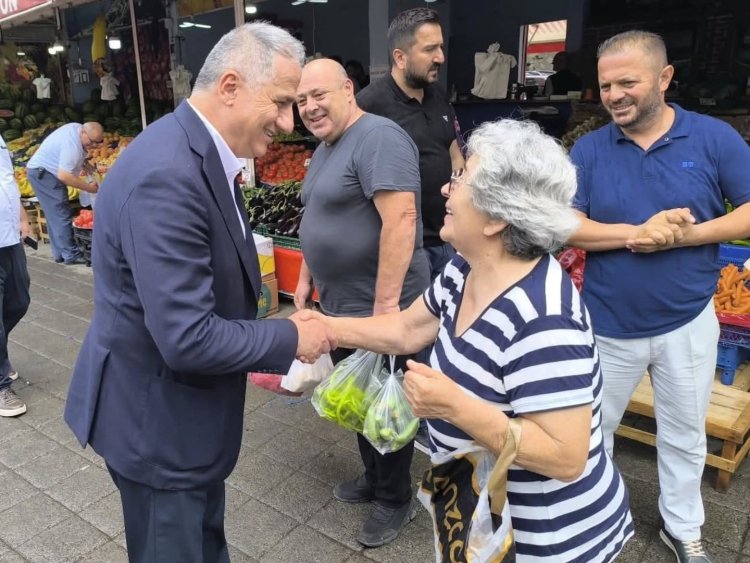  Kdz. Ereğli Kapalı Pazaryeri’nde Esnaf ve Hemşehrilerimizle Bir Aradayız