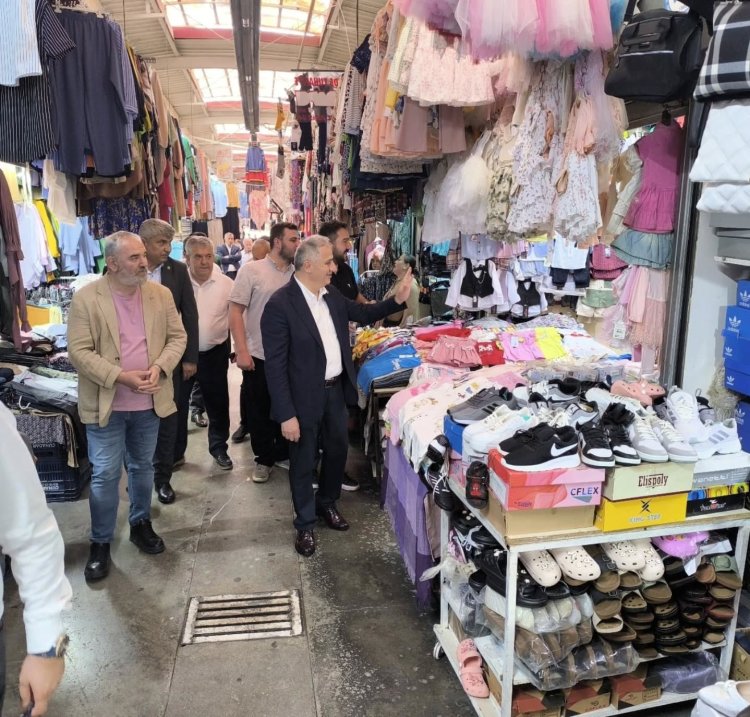  Kdz. Ereğli Kapalı Pazaryeri’nde Esnaf ve Hemşehrilerimizle Bir Aradayız