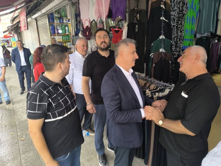  Kdz. Ereğli Kapalı Pazaryeri’nde Esnaf ve Hemşehrilerimizle Bir Aradayız