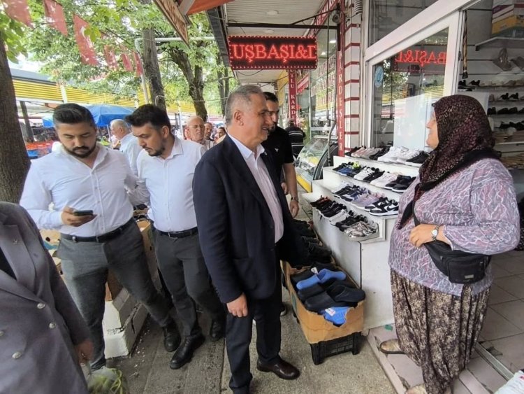  Kdz. Ereğli Kapalı Pazaryeri’nde Esnaf ve Hemşehrilerimizle Bir Aradayız