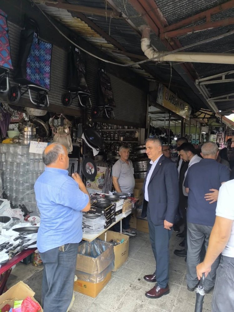  Kdz. Ereğli Kapalı Pazaryeri’nde Esnaf ve Hemşehrilerimizle Bir Aradayız
