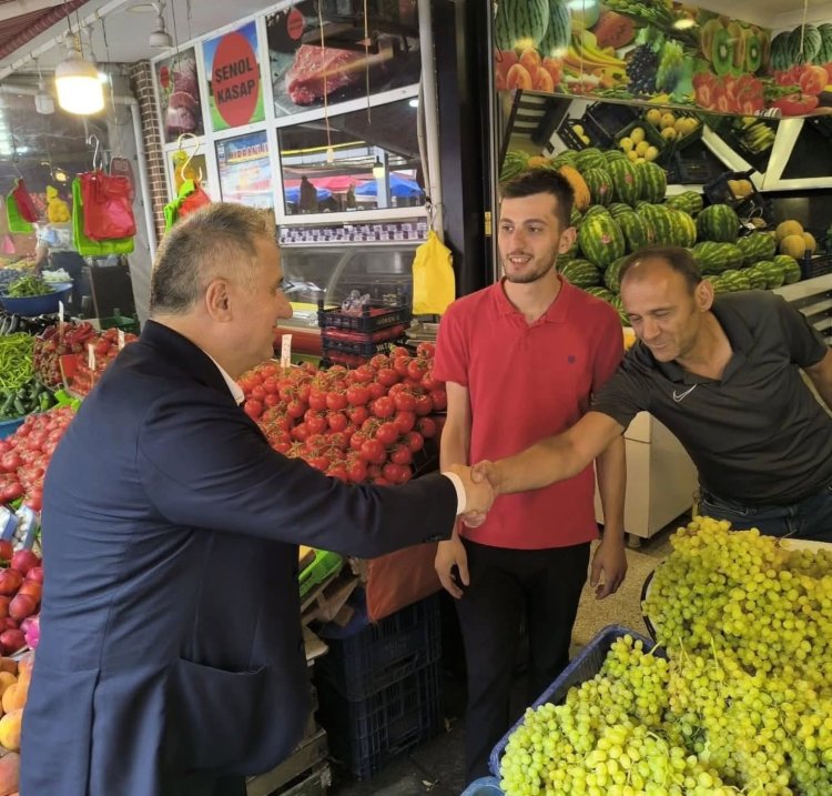  Kdz. Ereğli Kapalı Pazaryeri’nde Esnaf ve Hemşehrilerimizle Bir Aradayız
