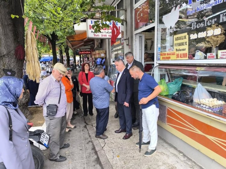  Kdz. Ereğli Kapalı Pazaryeri’nde Esnaf ve Hemşehrilerimizle Bir Aradayız