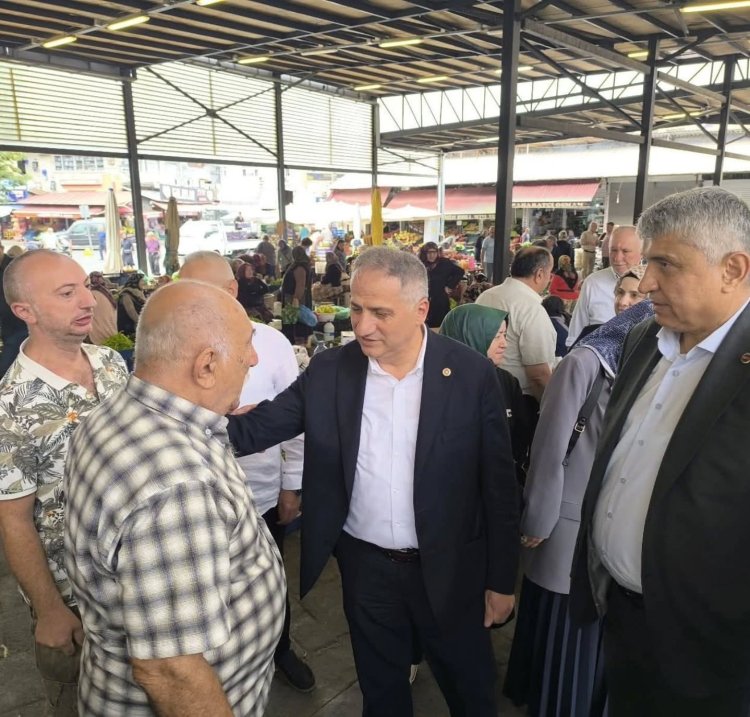  Kdz. Ereğli Kapalı Pazaryeri’nde Esnaf ve Hemşehrilerimizle Bir Aradayız