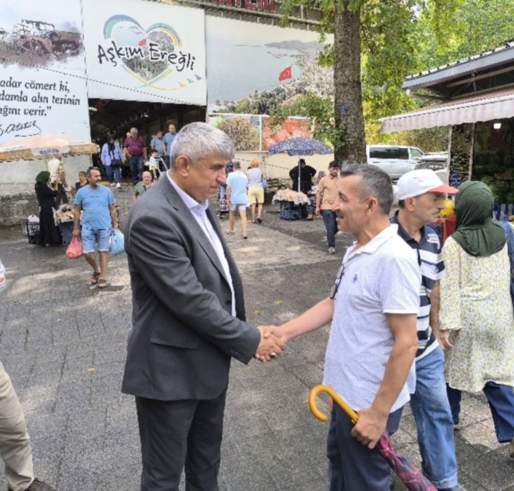  Kdz. Ereğli Kapalı Pazaryeri’nde Esnaf ve Hemşehrilerimizle Bir Aradayız