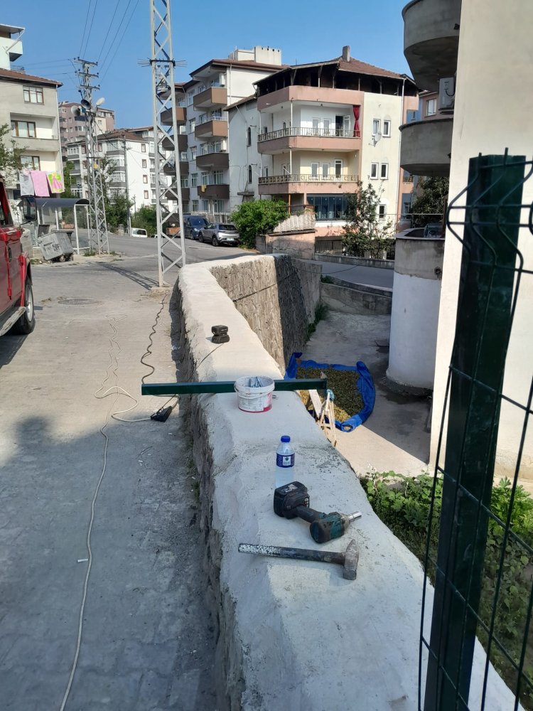 GÜVENLİK İÇİN FENS TELİ ÇALIŞMALARIMIZ DEVAM EDİYOR