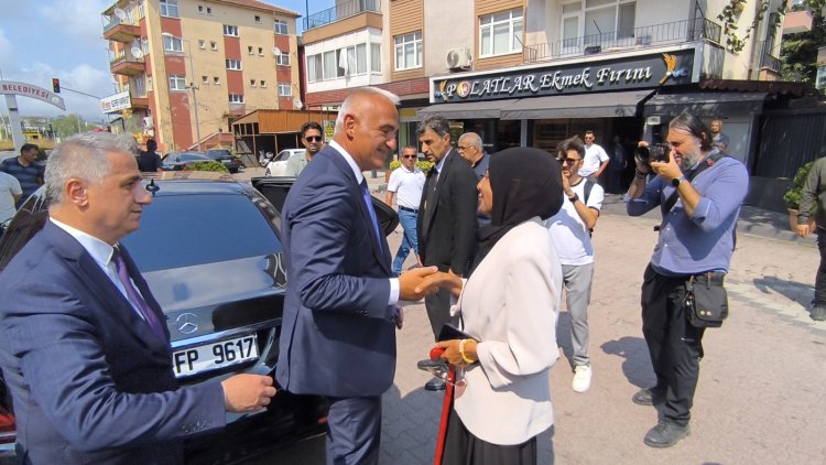 SAYIN KÜLTÜR VE TURİZM BAKANIMIZI AĞIRLADIK