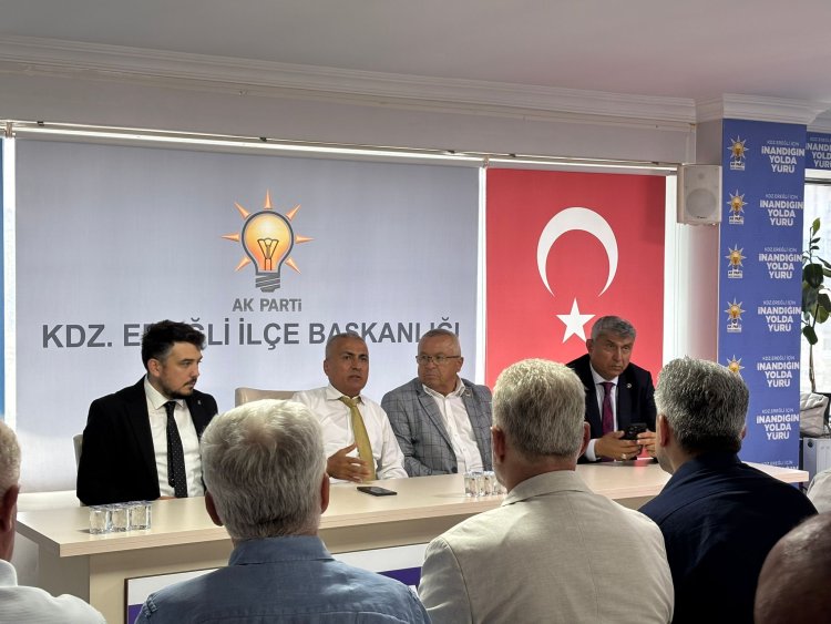 AK PARTİ MKYK ÜYESİ TÜRK İSLAM KARAKOÇ ŞEHRİMİZİ ZİYARETTE BULUNDU