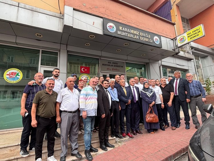 MUHTARLAR DERNEĞİNİ ZİYARETTE BULUNDUK