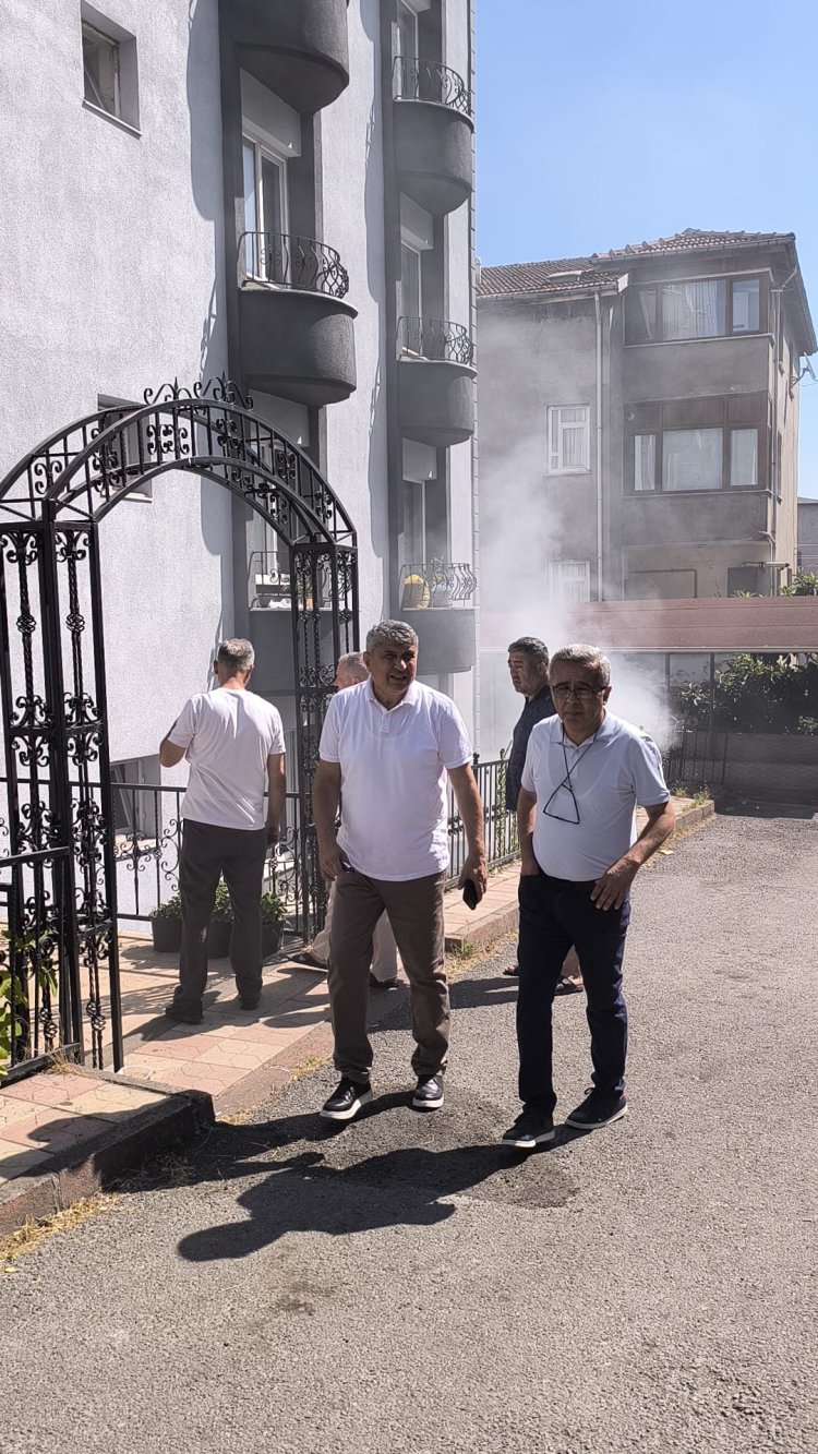 BEKYERİ MAHALLESİNDE YANGIN PANİĞİ! 