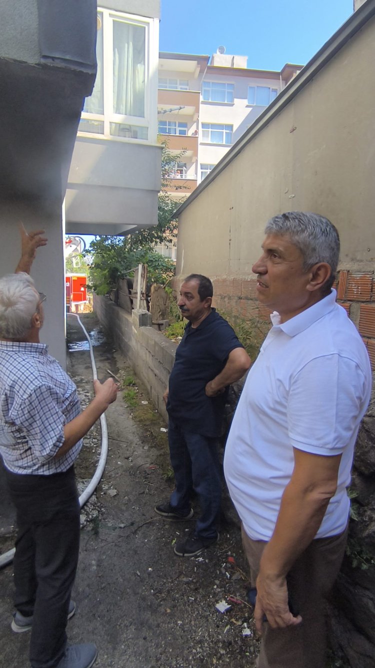 BEKYERİ MAHALLESİNDE YANGIN PANİĞİ! 