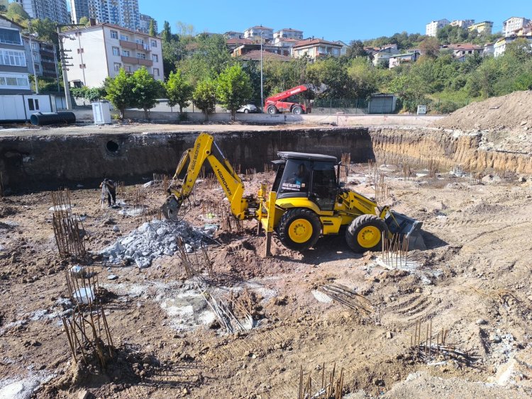 GÜLÜÇ VESİLE DİKMEN İLKOLUNDA FORE KAZIK ÇALIŞMALARI TAMAMLANDI