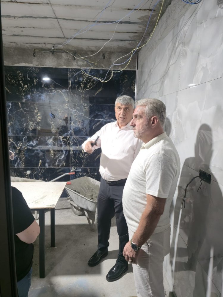 DÜĞÜN SALONU MESCİT VE TUVALETLERİNDE İNCELEMELERDE BULUNULDU