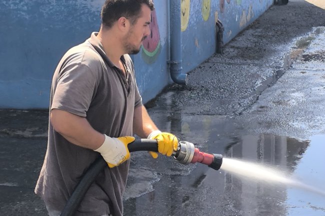 BELDEMİZ OKULLARINDA TEMİZLİK ÇALIŞMALARI TAMAMLANDI