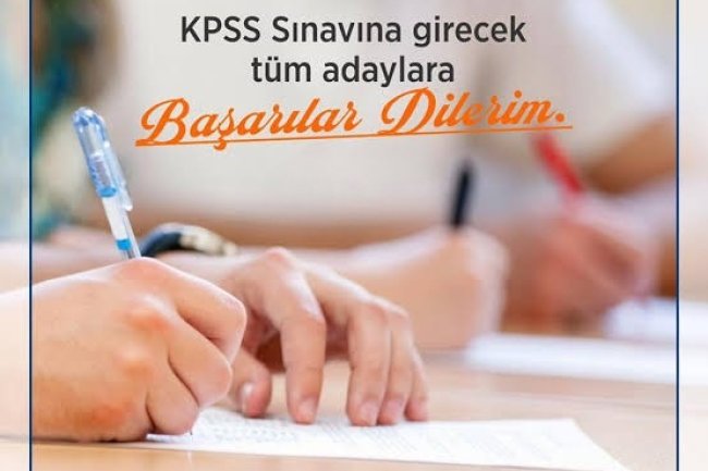 KPSS SINAVINA GİRECEK TÜM  ADAYLARIMIZA BAŞARILAR DİLERİZ...