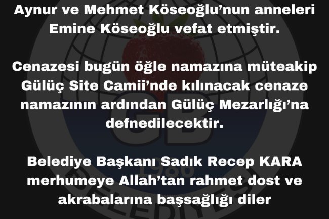 VEFAT & BAŞSAĞLIĞI