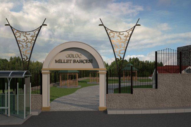 GÜLÜÇ MİLLET BAHÇESİ’NDE ÇALIŞMALAR TAM GAZ!