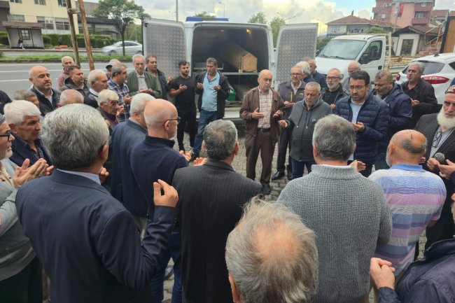 CENAZE MERASİMİNE KATILIM SAĞLADIK...