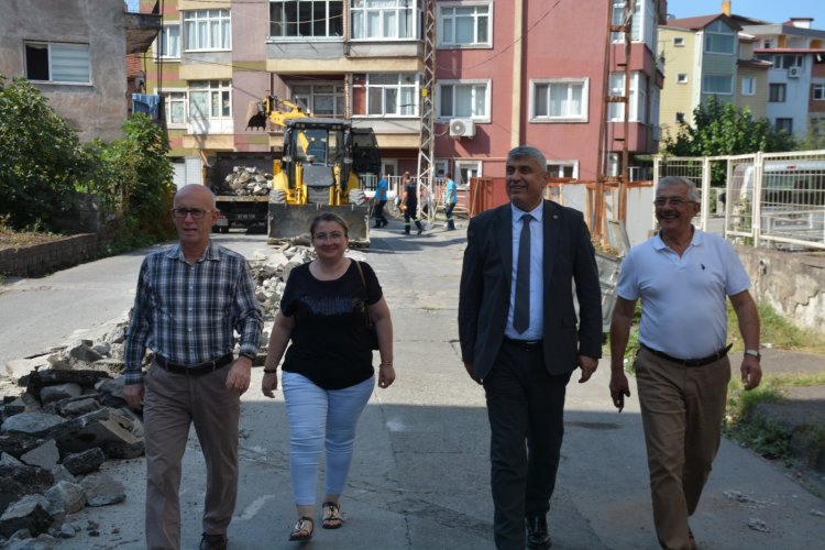 ÖRENCİK MAHALLESİ’NDE ALTYAPI YENİLENİYOR!