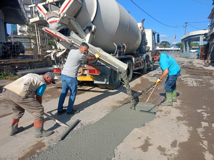 ÖRENCİK MAHALLESİNDE ALTYAPI SORUNU TARİH OLUYOR! 