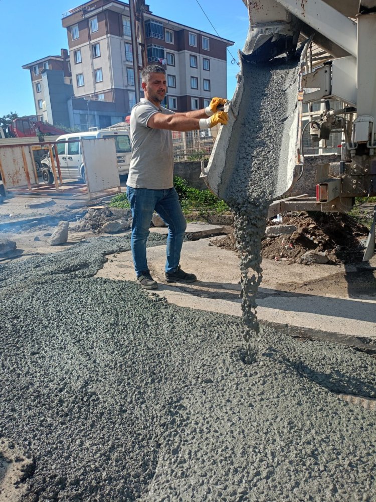ÖRENCİK MAHALLESİNDE ALTYAPI SORUNU TARİH OLUYOR! 