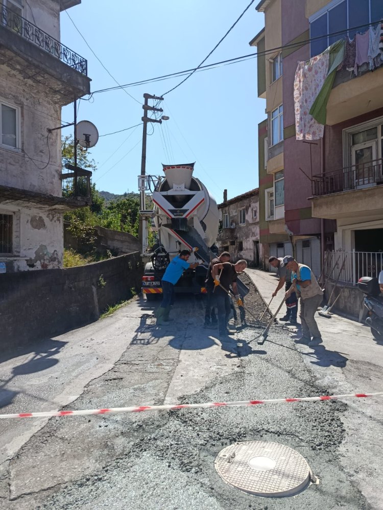 ÖRENCİK MAHALLESİNDE ÇALIŞMALAR SÜRÜYOR! 