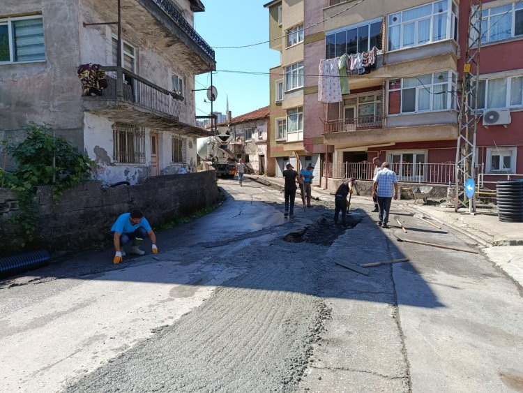 ÖRENCİK MAHALLESİNDE ÇALIŞMALAR SÜRÜYOR! 