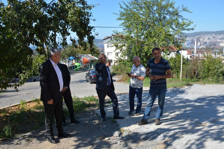 BELEDİYE BAŞKANIMIZ SADIK RECEP KARA SAHADA İNCELEMELERDE BULUNDU