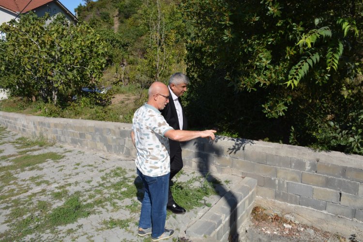 BELEDİYE BAŞKANIMIZ SADIK RECEP KARA SAHADA İNCELEMELERDE BULUNDU