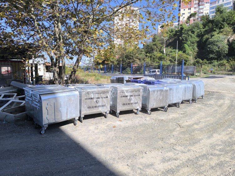 GÜLÜÇ BELEDİYESİ’NE 265 ADET YENİ ÇÖP KONTEYNERİ! 