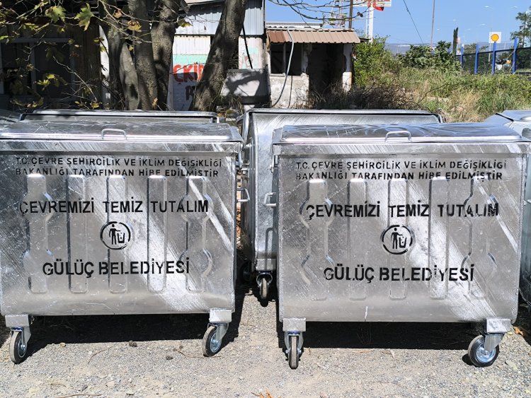 GÜLÜÇ BELEDİYESİ’NE 265 ADET YENİ ÇÖP KONTEYNERİ! 