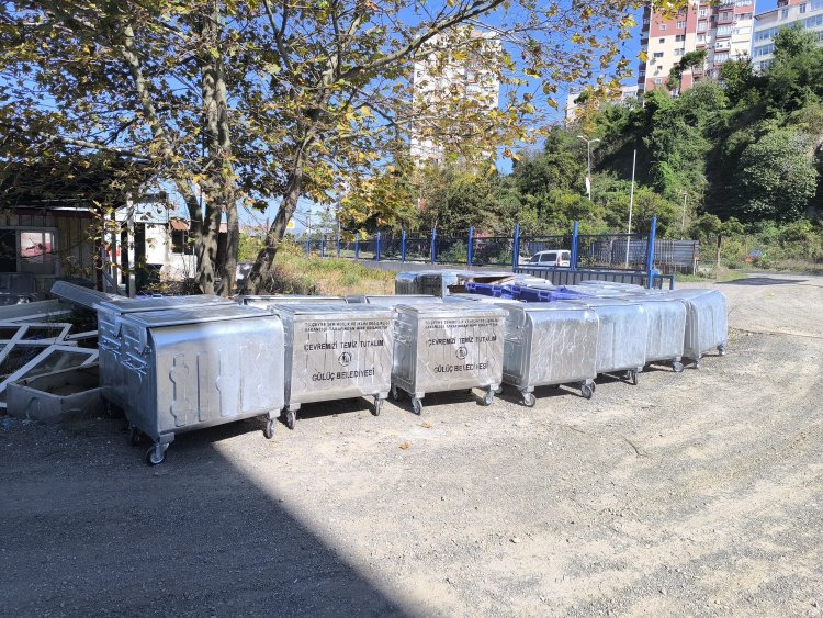 GÜLÜÇ BELEDİYESİ’NE 265 ADET YENİ ÇÖP KONTEYNERİ! 