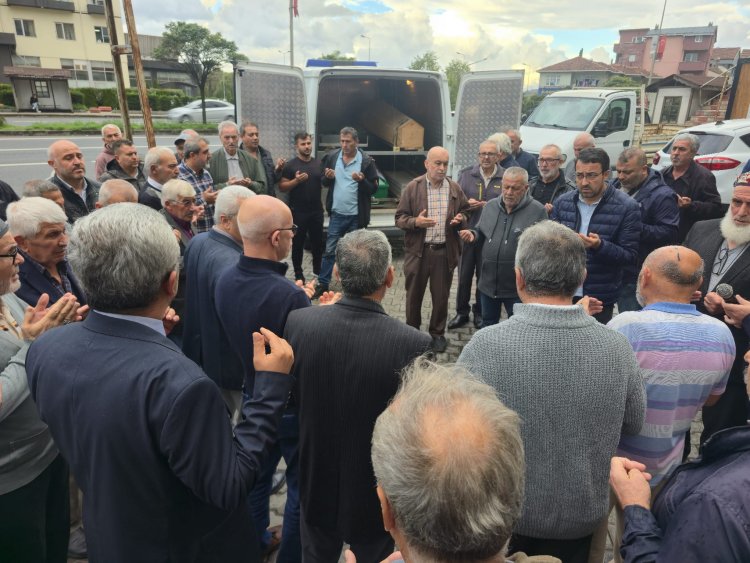 CENAZE MERASİMİNE KATILIM SAĞLADIK...