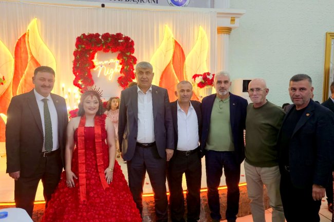 GENÇ ÇİFTİMİZE BİR ÖMÜR BOYU MUTLULUKLAR DİLERİZ