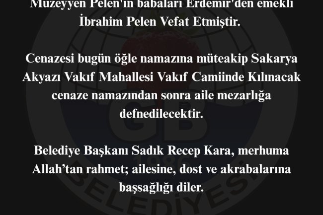 VEFAT & BAŞSAĞLIĞI