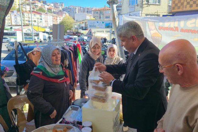 GAZZE'YE DESTEK KERMESİNE KATILIM SAĞLADIK...